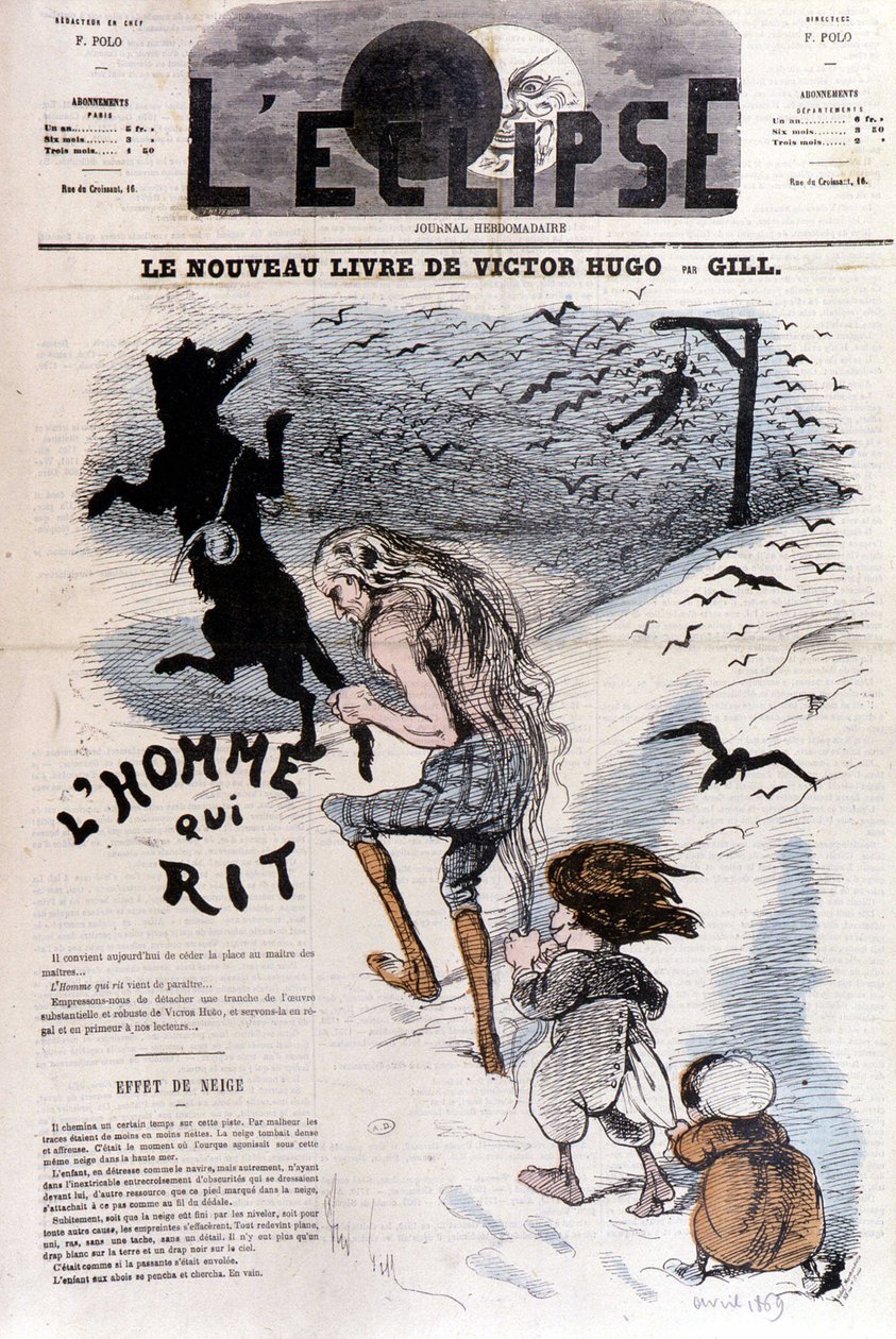 The Man Who Laughs by Victor Hugo - by Gill, in 