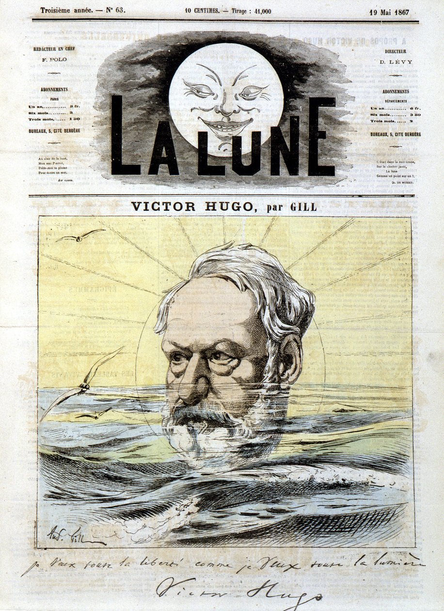 Victor Hugo - by Gill, in 
