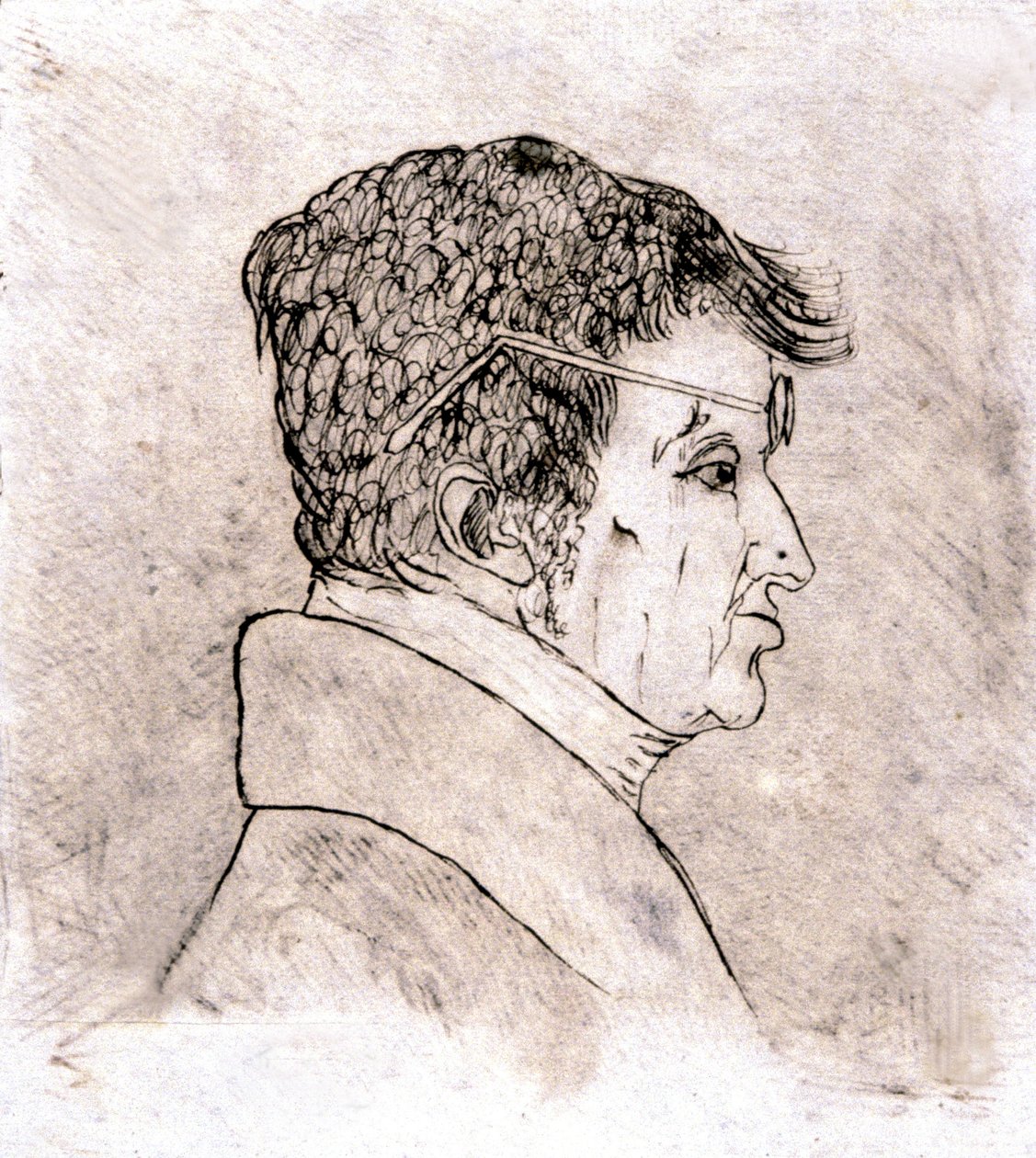 Andre Marie Ampere, Self-Portrait c. 1805-1810 by Andre Marie Ampere