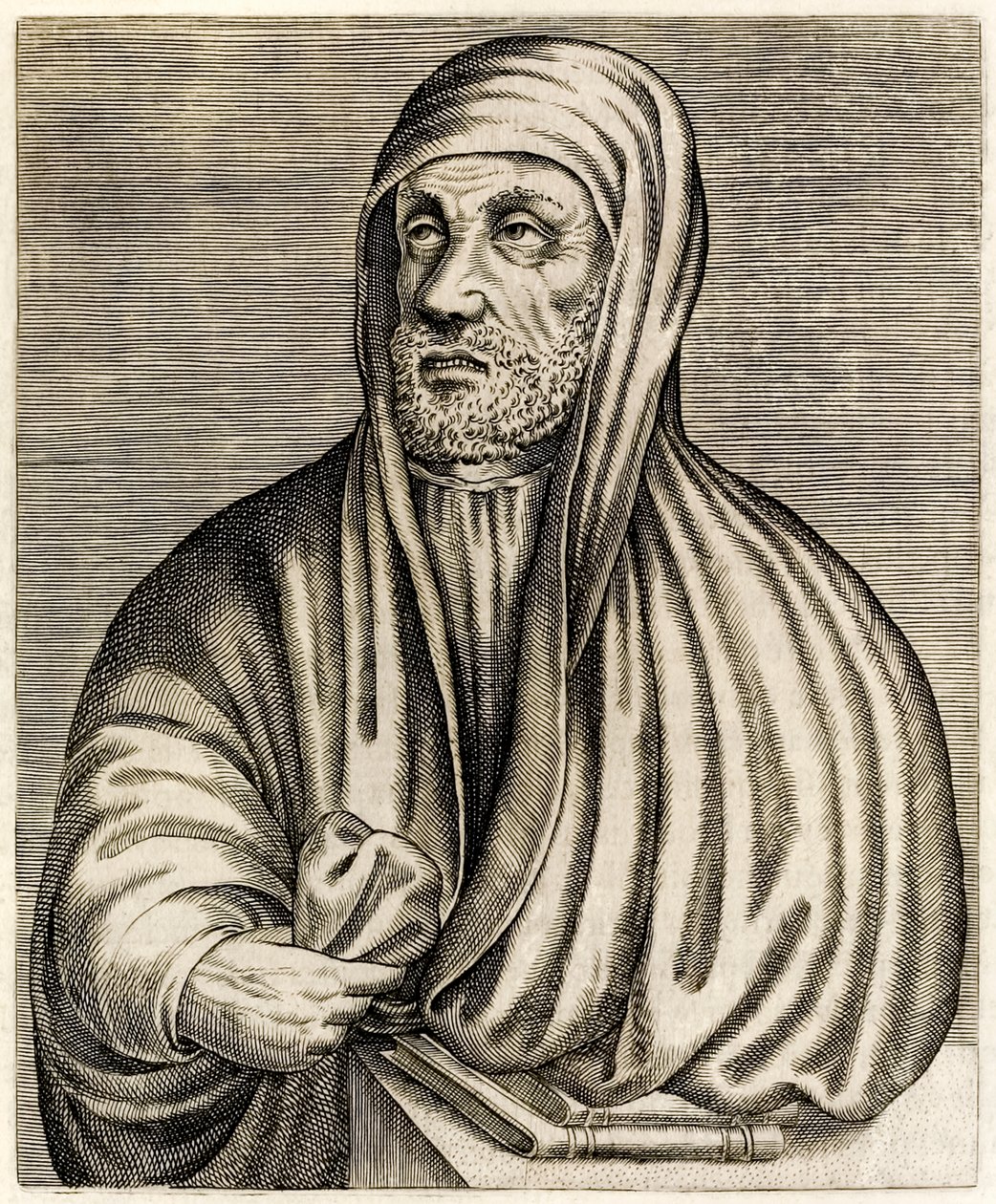 Avicenna or Ibn Sina: Persian polymath, from True Portraits by André Thévet published in 1584 by Andre Thevet