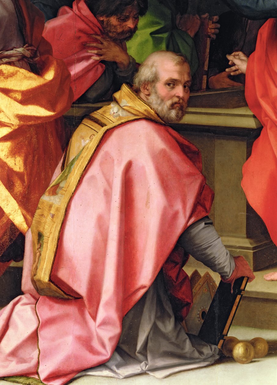 The Assumption of Mary (detail) by Andrea del Sarto