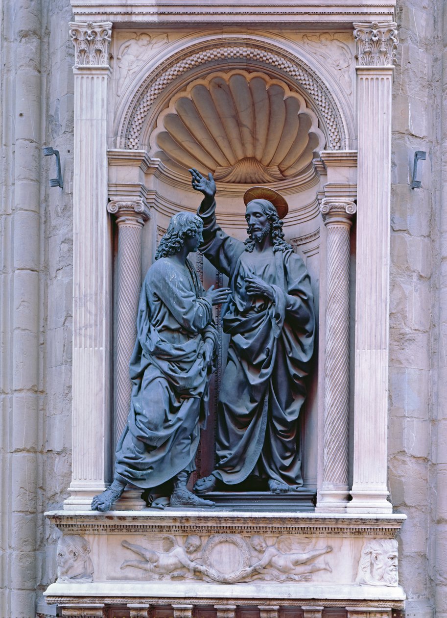 The Doubting Thomas by Andrea del Verrocchio