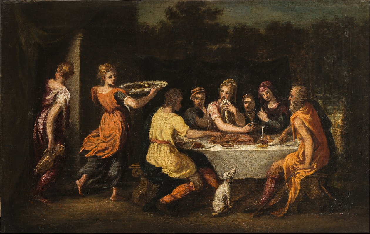 Lot Entertaining the Angels by Andrea Schiavone