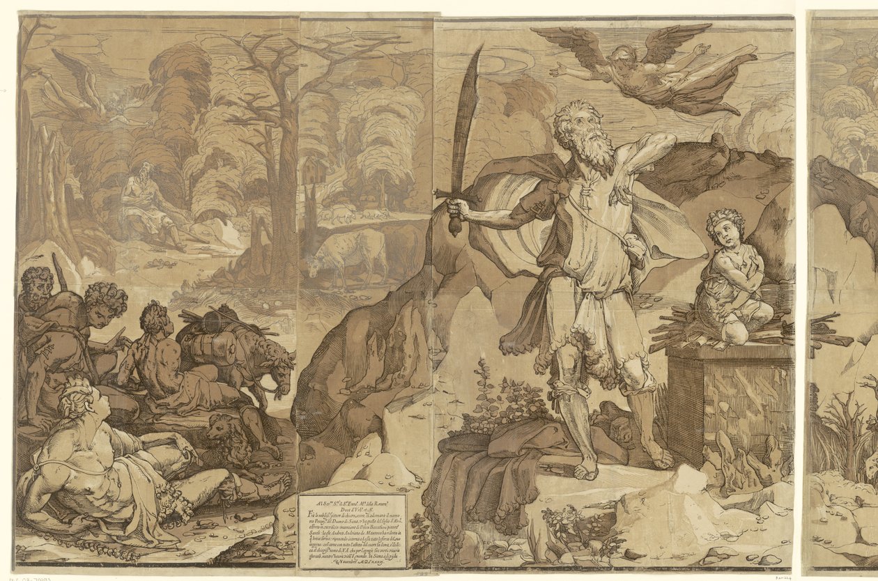 The Sacrifice of Isaac by Andrea Andreani