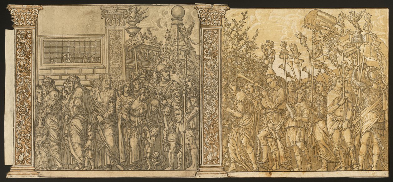 The Triumph of Julius Caesar (detail) by Andrea Andreani