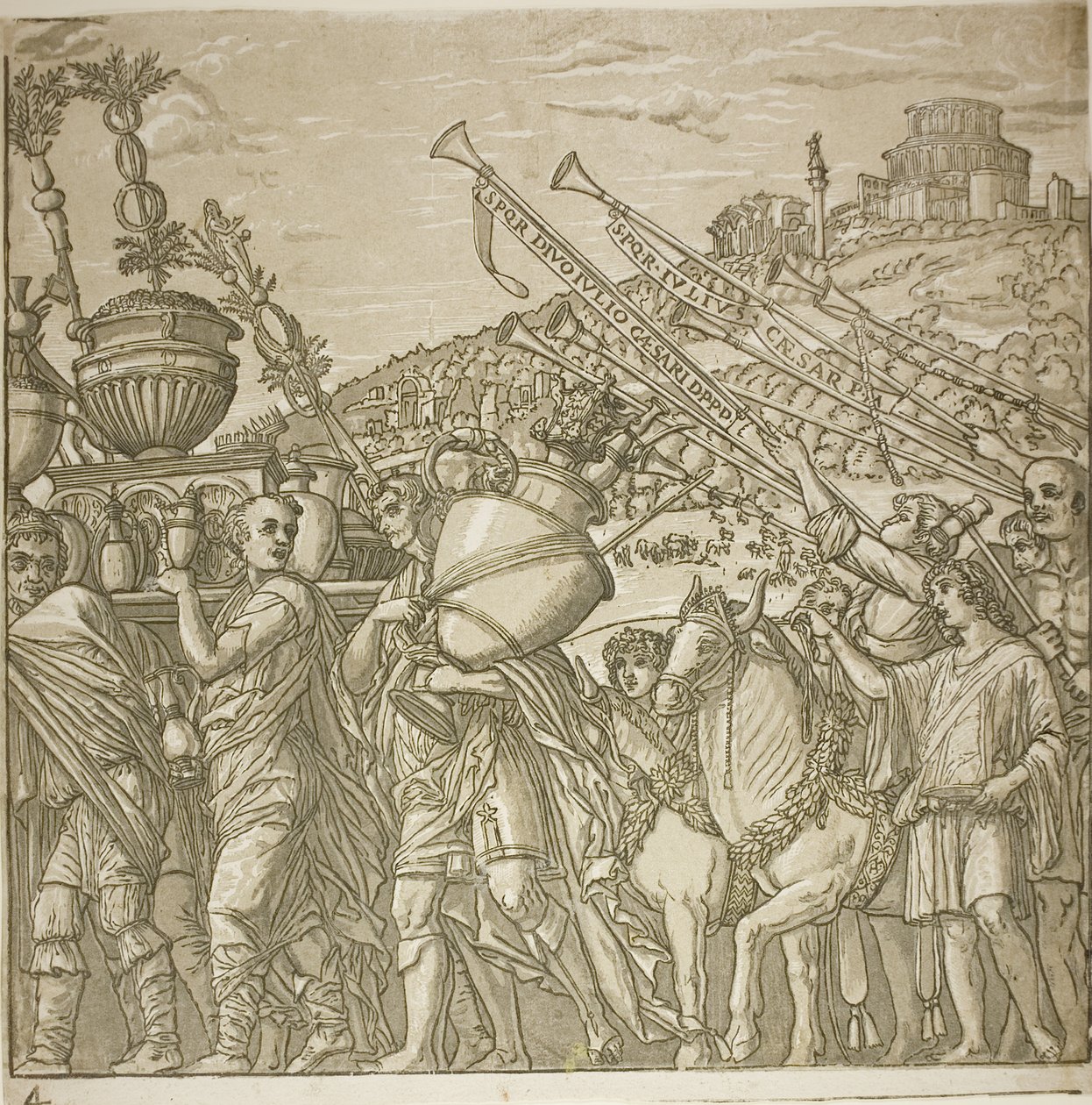 Triumph of Caesar by Andrea Andreani