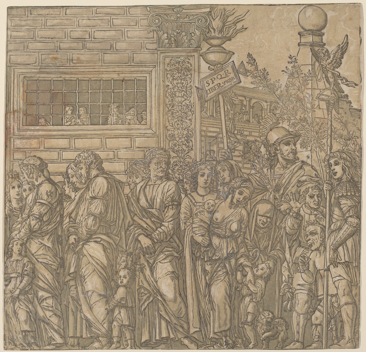 The Triumph of Julius Caesar by Andrea Andreani after Andrea Mantegna