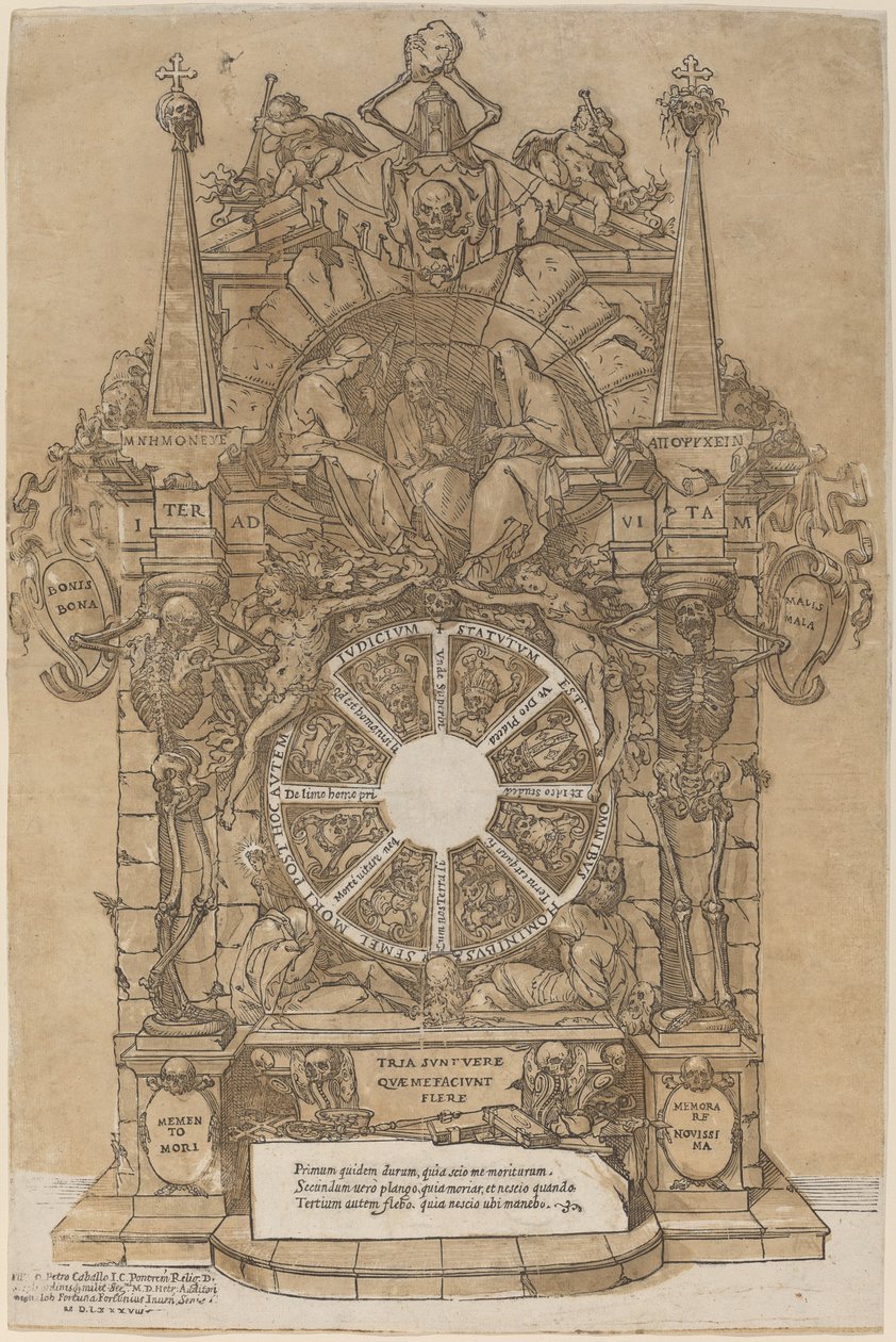 Allegory on Death by Andrea Andreani after Giovanni Fortuna