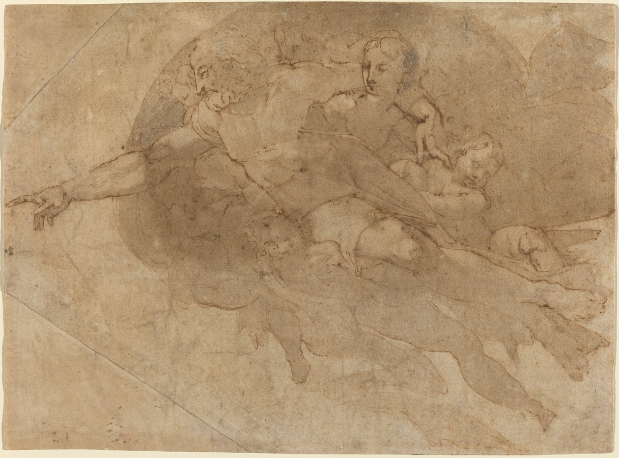 God the Father in Glory by Andrea Boscoli after Michelangelo