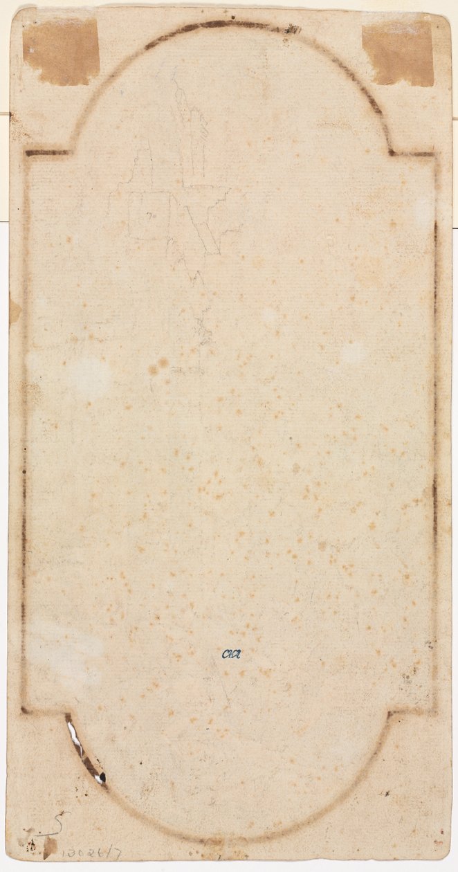 Fragment of an Arch (verso) by Andrea Locatelli