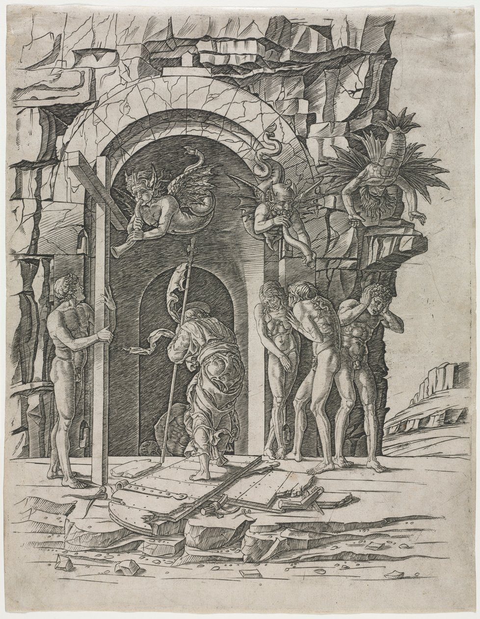 Descent into Limbo, Late 1460s by Andrea Mantegna