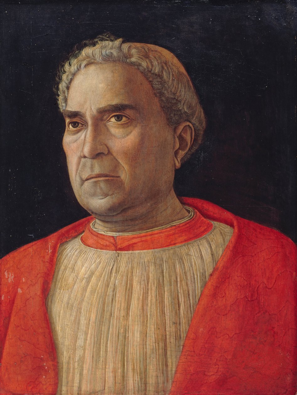 Portrait of Cardinal Ludovico Trevisan by Andrea Mantegna
