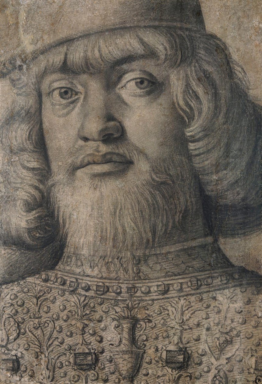 Portrait of Francesco II Gonzaga, 4th Marquess of Mantua, (1466-1519) by Andrea Mantegna