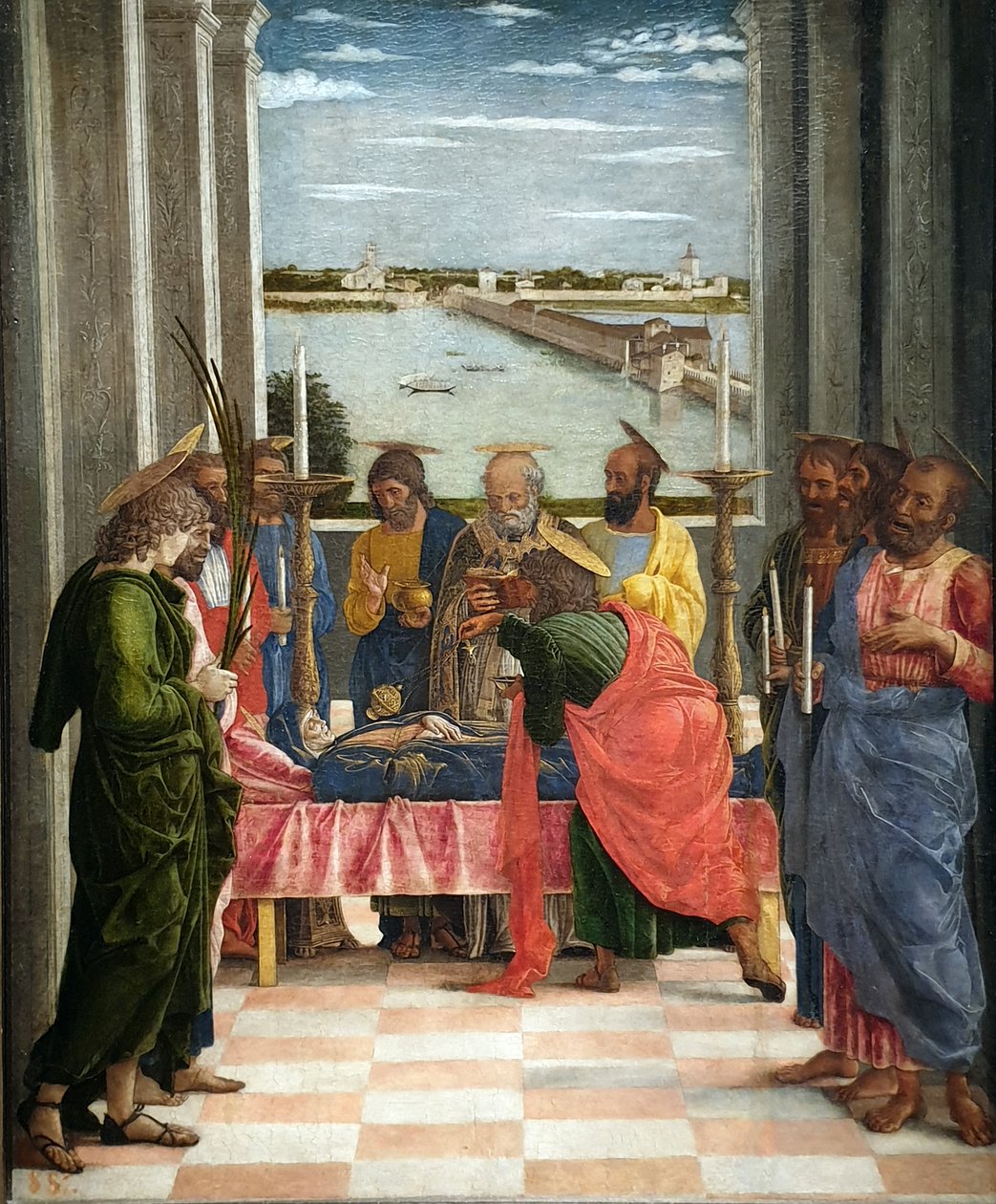 The Death of the Virgin by Andrea Mantegna