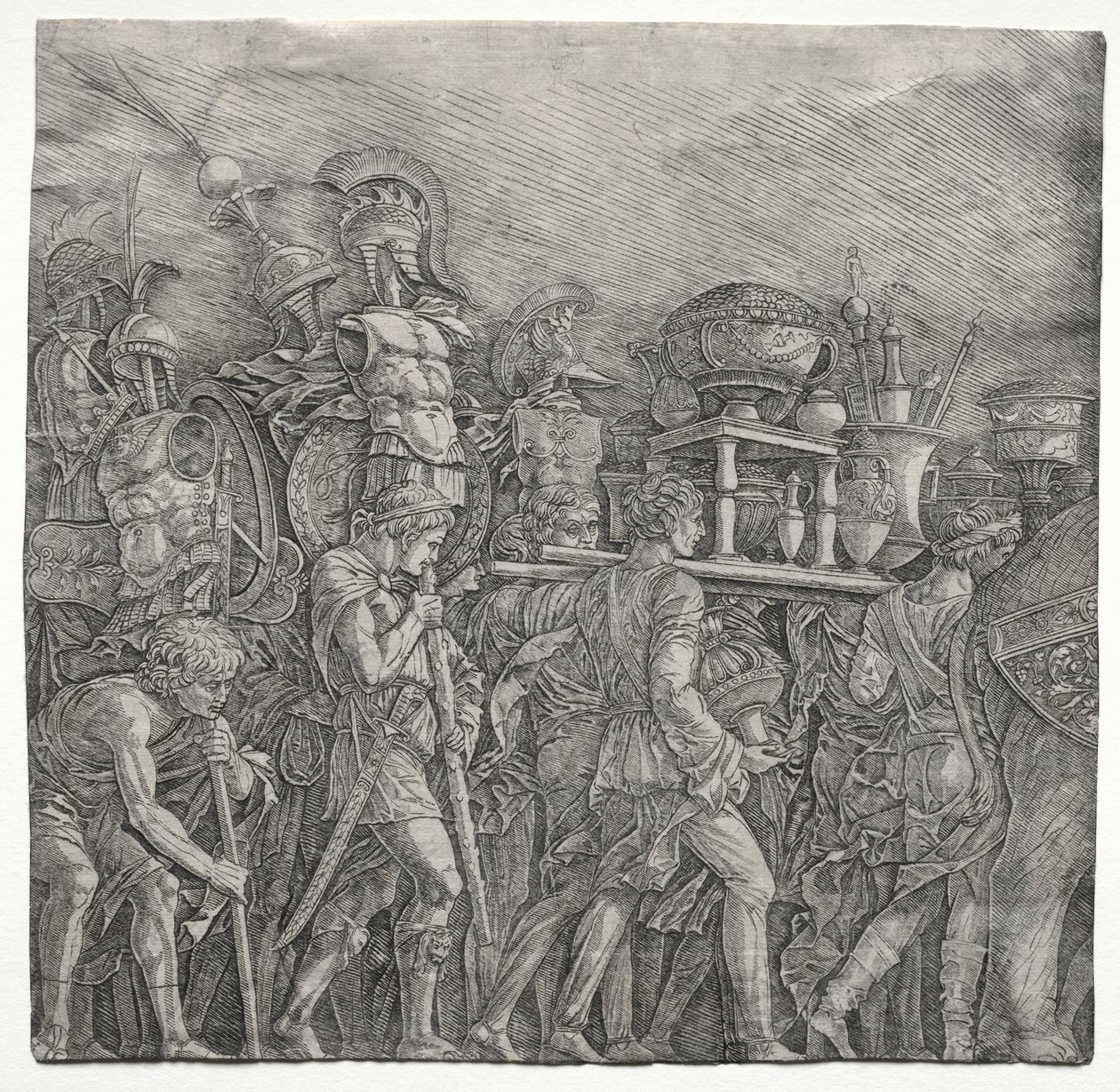The Triumphs of Caesar: The Corselet Bearers, c. 1495 by Andrea Mantegna