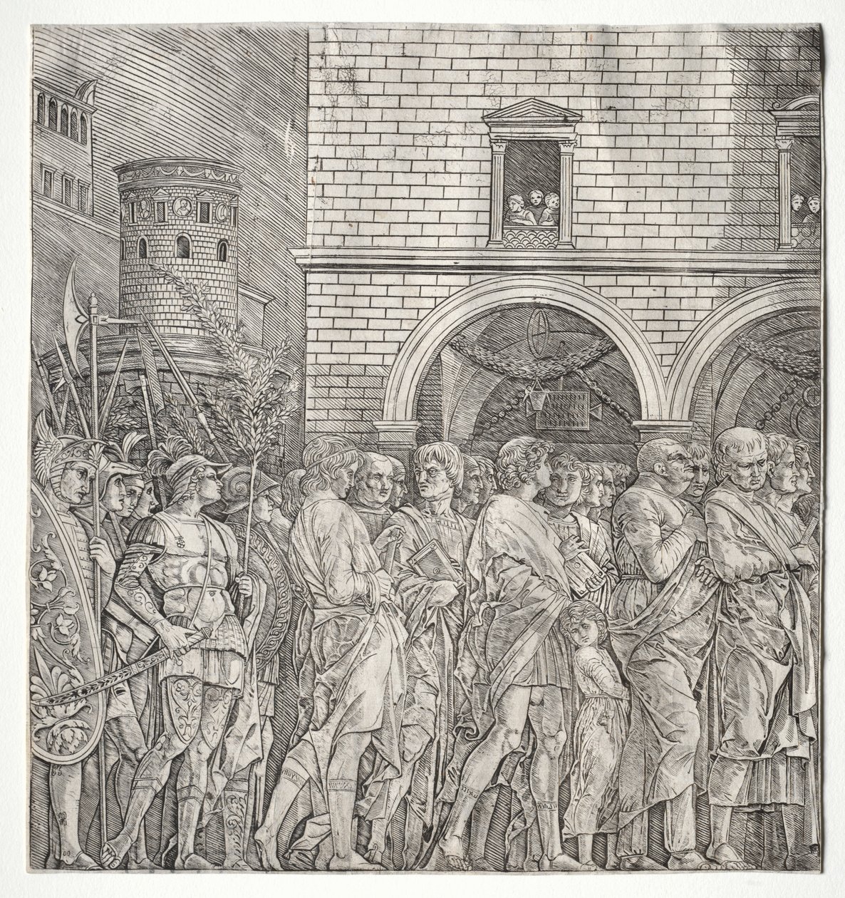 The Triumphs of Caesar: The Senators by Andrea Mantegna