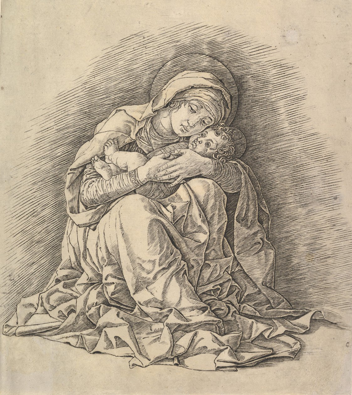 The Virgin and Child by Andrea Mantegna