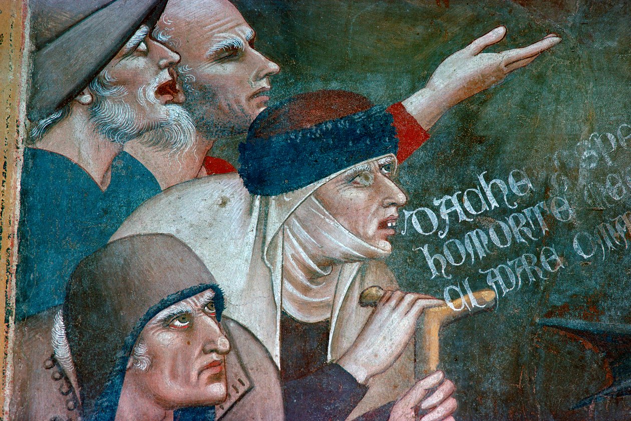 Fragment of a fresco showing the triumph of death, 14th century by Andrea Orcagna