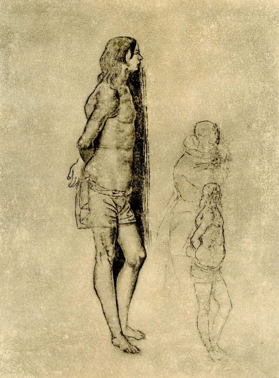 Study on the St. Sebastian for the Painting in Bergamo by Andrea Previtali