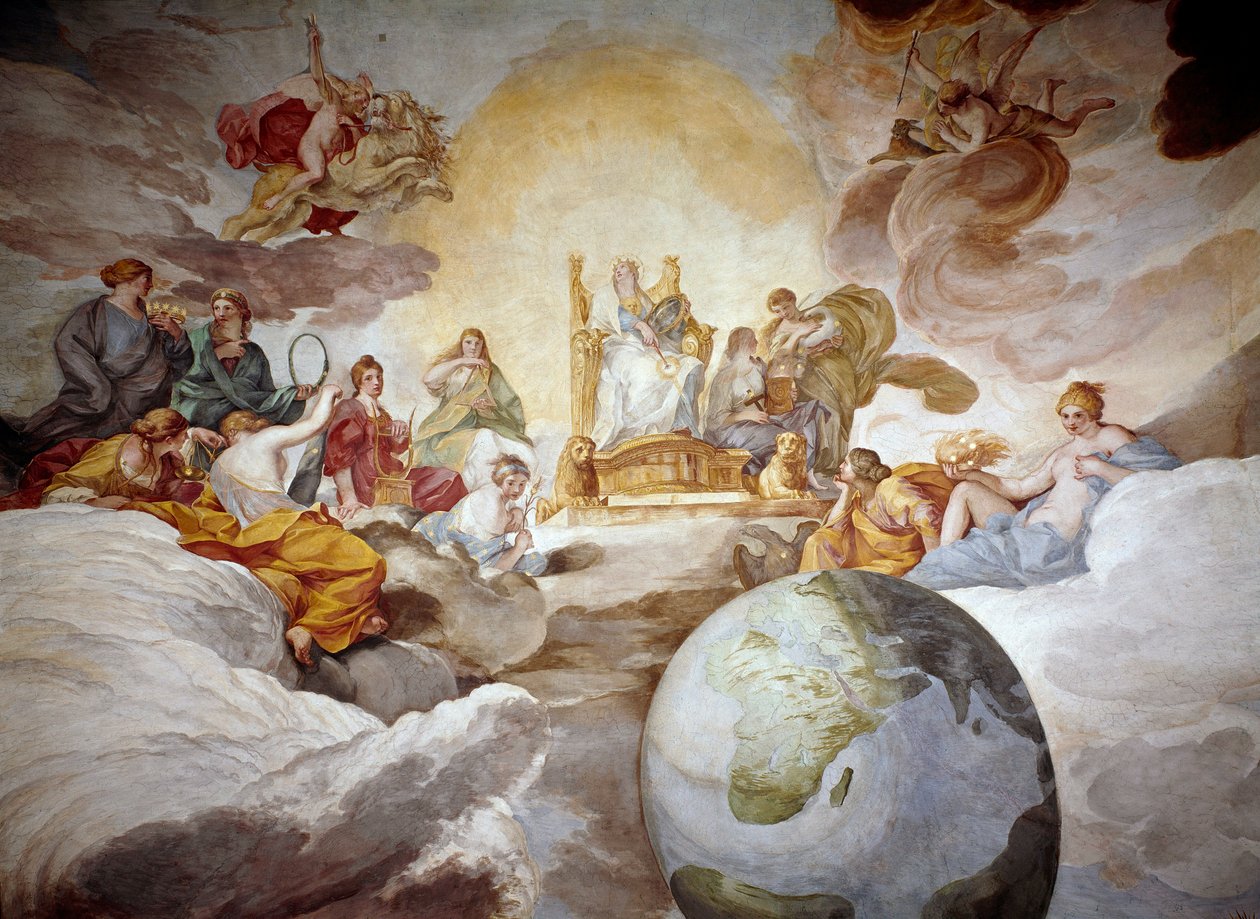 Divine Knowledge Allegory by Andrea Sacchi