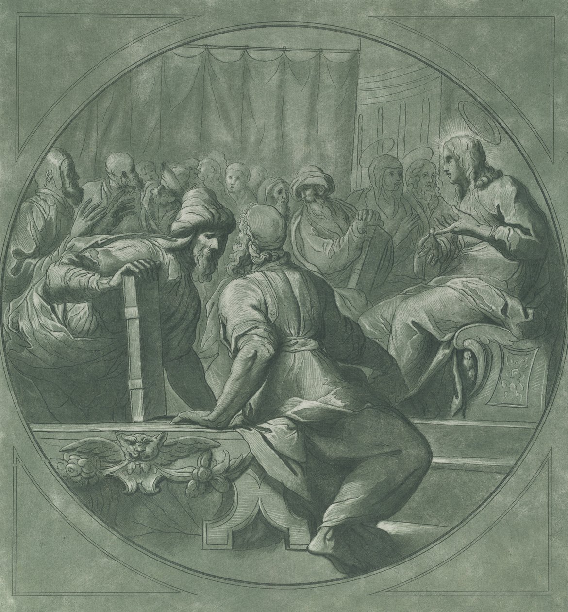 Christ Confounding the Doctors, 1750-70 by Andrea Scacciati