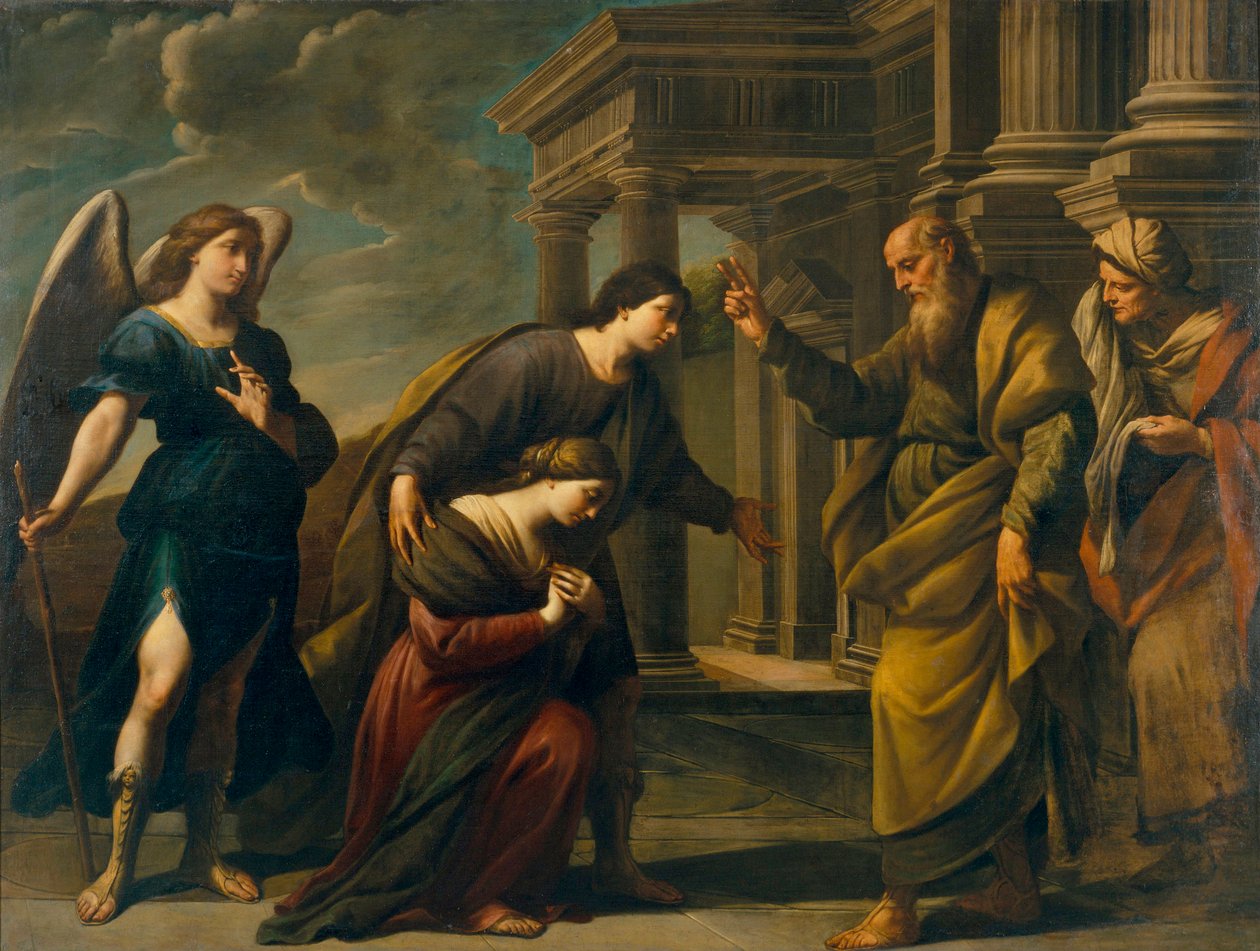 Raguel's Blessing of her Daughter Sarah before Leaving Ecbatana with Tobias