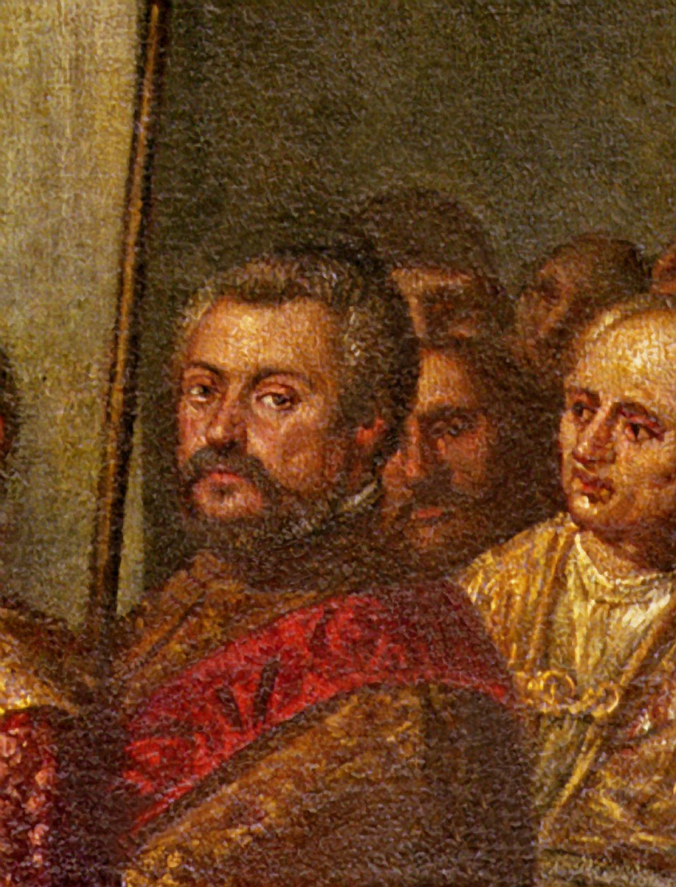 A Venetian senator (detail) by Andrea Vicentino