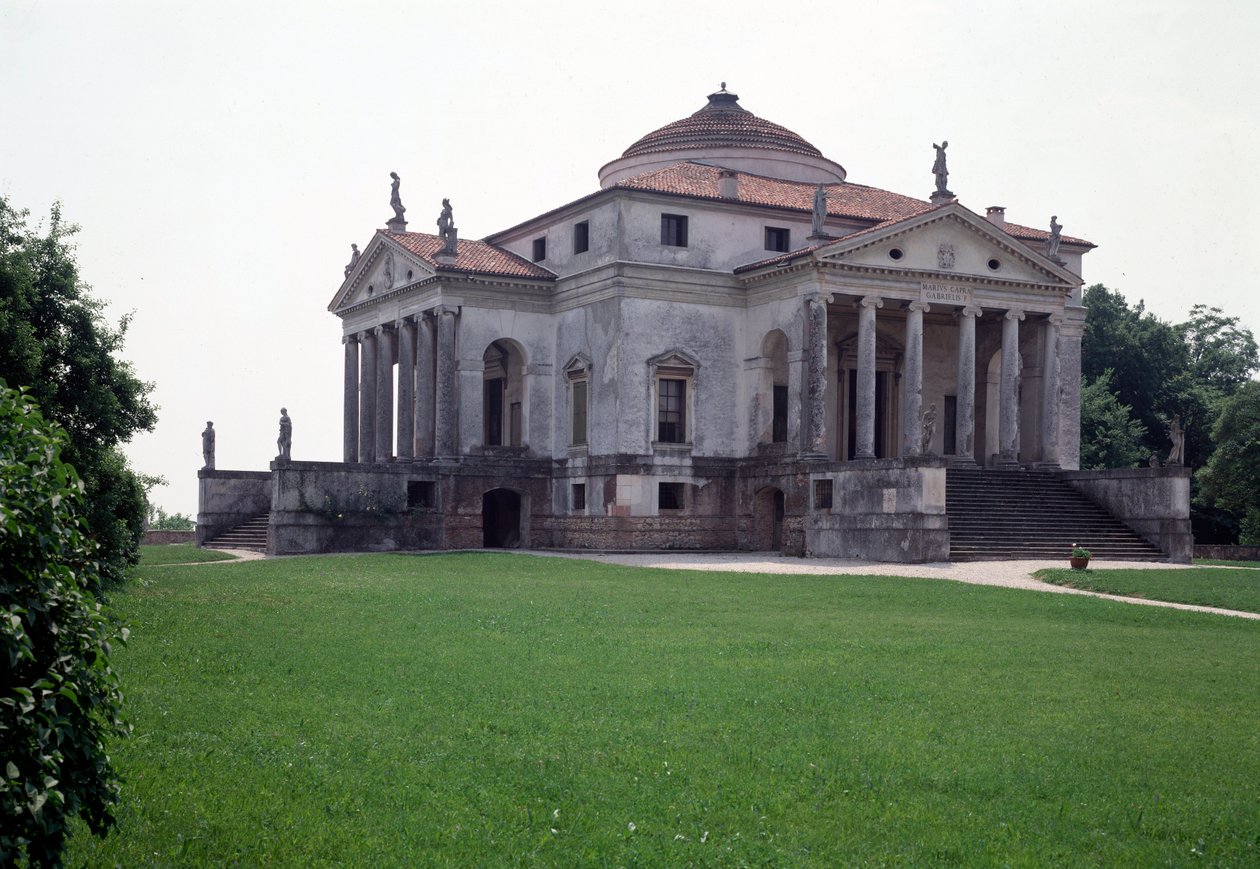 View of the Villa Almerico-Capra Known as the Rotonda by Andrea and Scamozzi Vincenzo Palladio