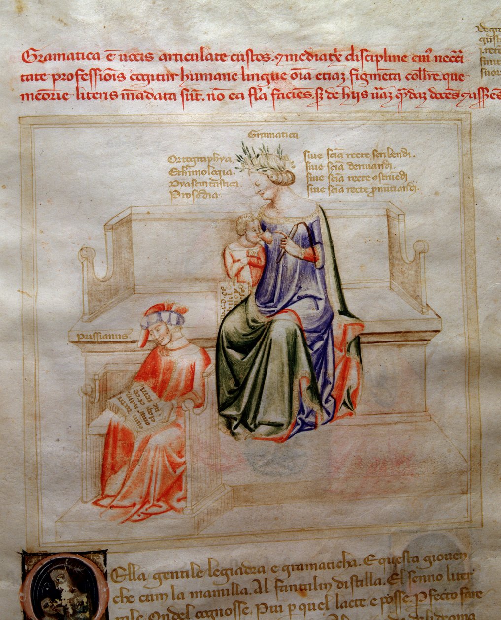 Allegory of Grammar by Andrea de Bartoli