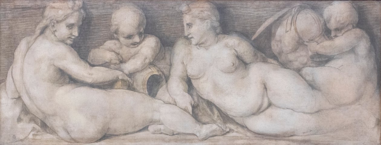 Scene with Figures in the Classical Style by Andrea del Sarto