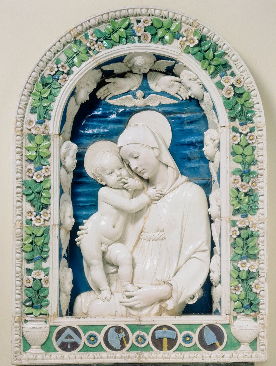 Madonna of the Architects by Andrea Della Robbia