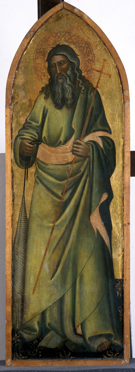 The Apostle Andrew by Andrea di Bonaiuto fl.1343 77 Andrea di Bonaiuto fl.1343 77