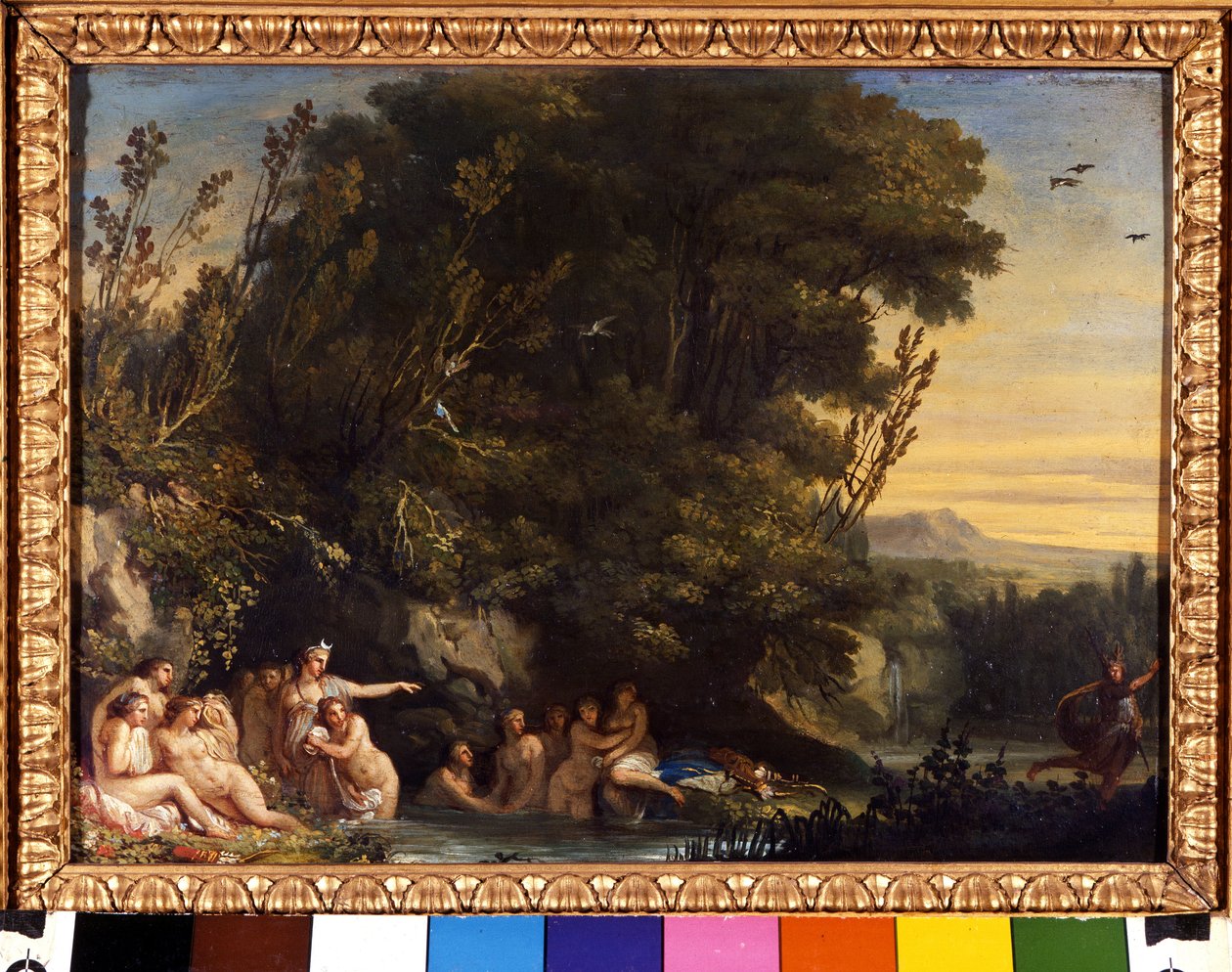 Diane and Acteon. Painting by Andrea Appiani (Milan) by Andrea the Elder Appiani