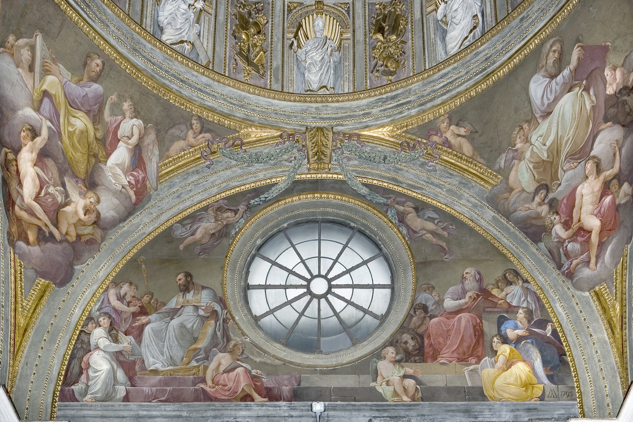 Saint Augustine and Saint Jerome by Andrea the Elder Appiani