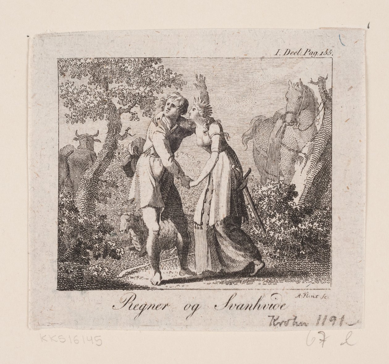 Regner and Svanhvide by Andreas Flint
