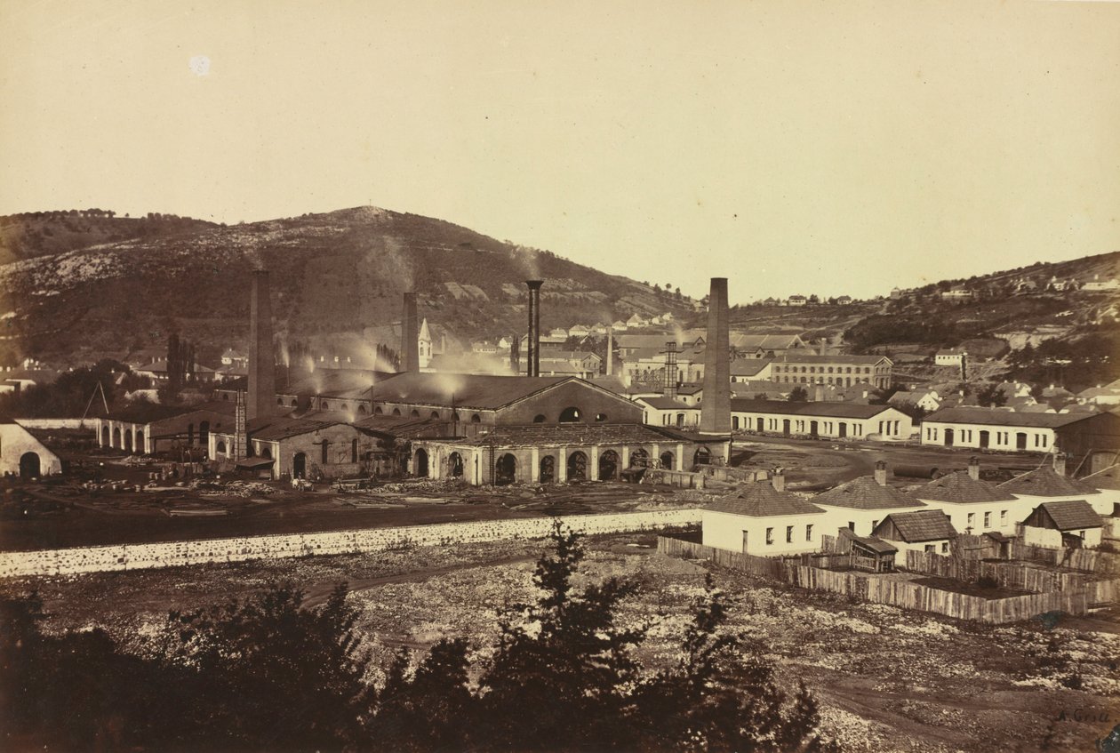 Ironworks in Reschitza by Andreas Groll
