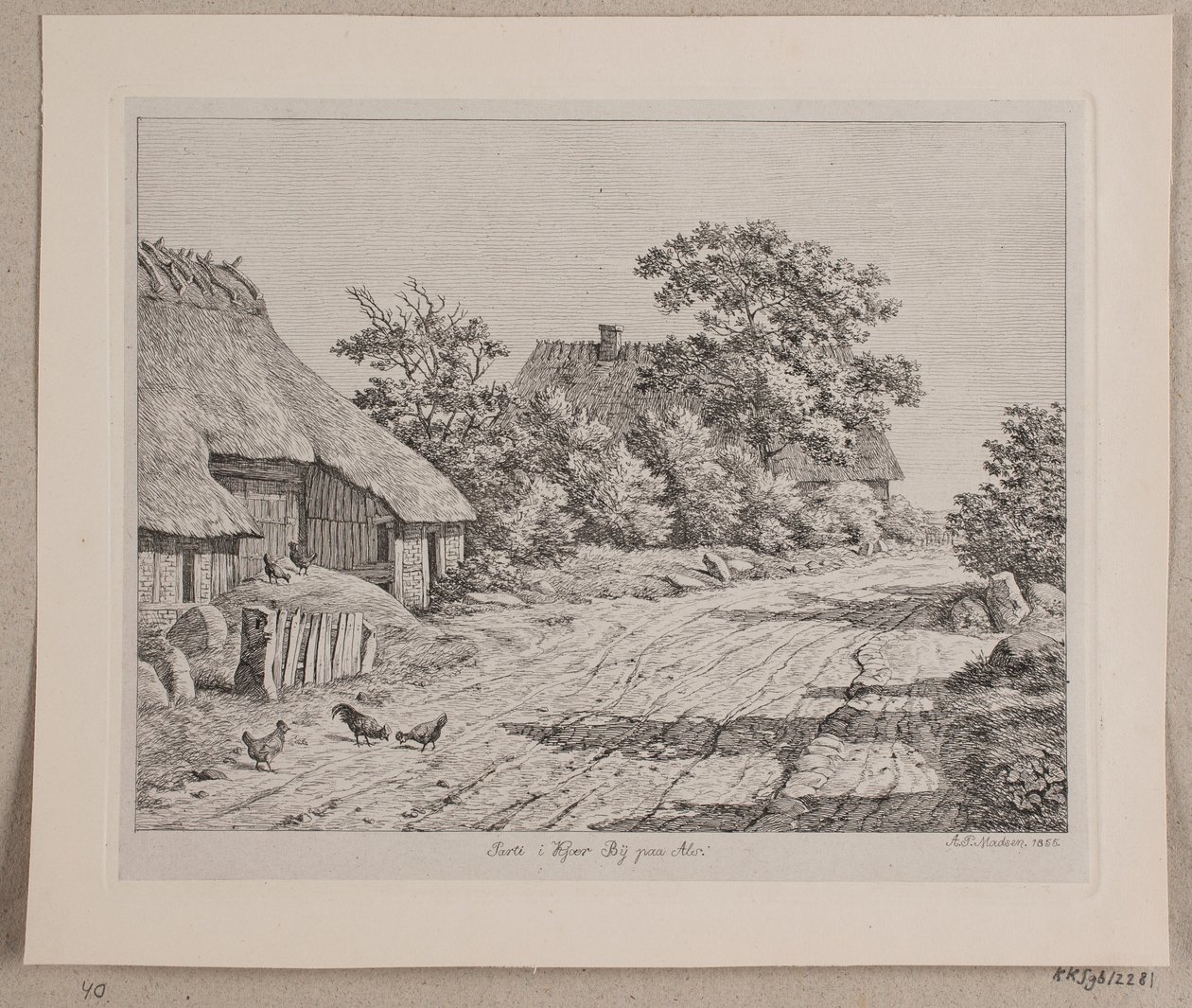 Outskirts of Kjær by on Als by Andreas Peter Madsen