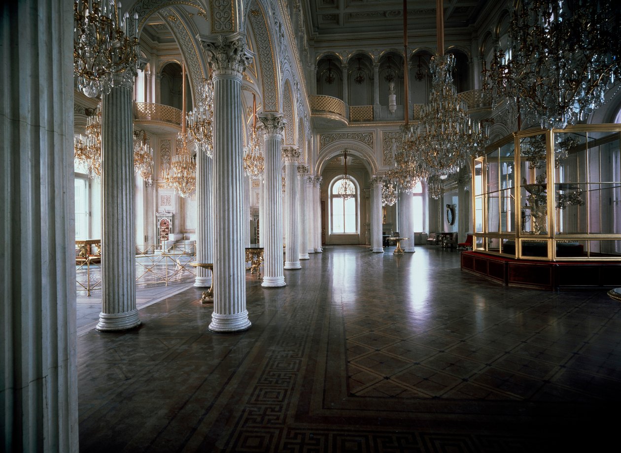 The Pavilion Hall of the Small Hermitage by Andrei Ivanovich Stakenschneider