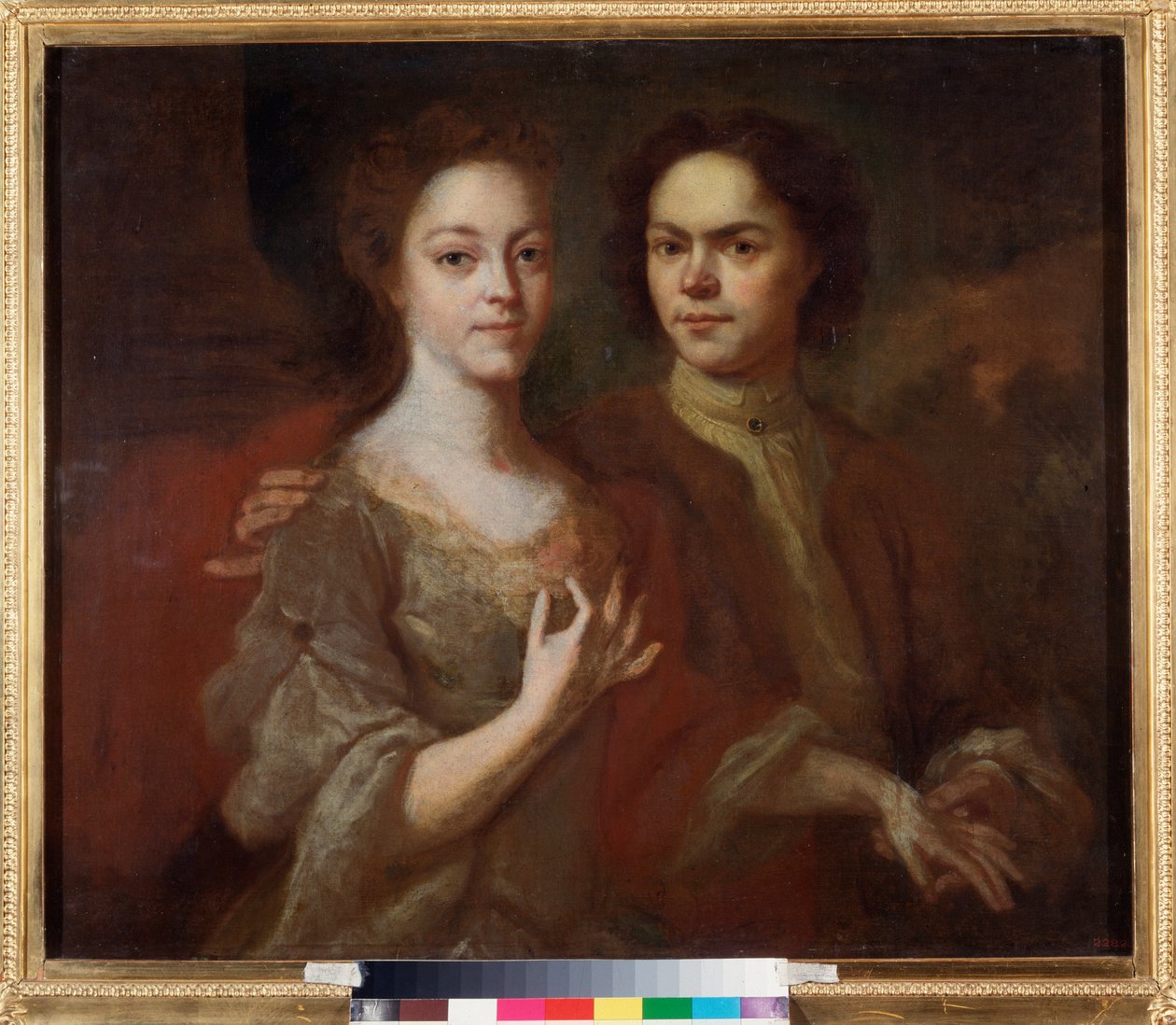 Self Portrait with the Wife by Andrei Matveyev