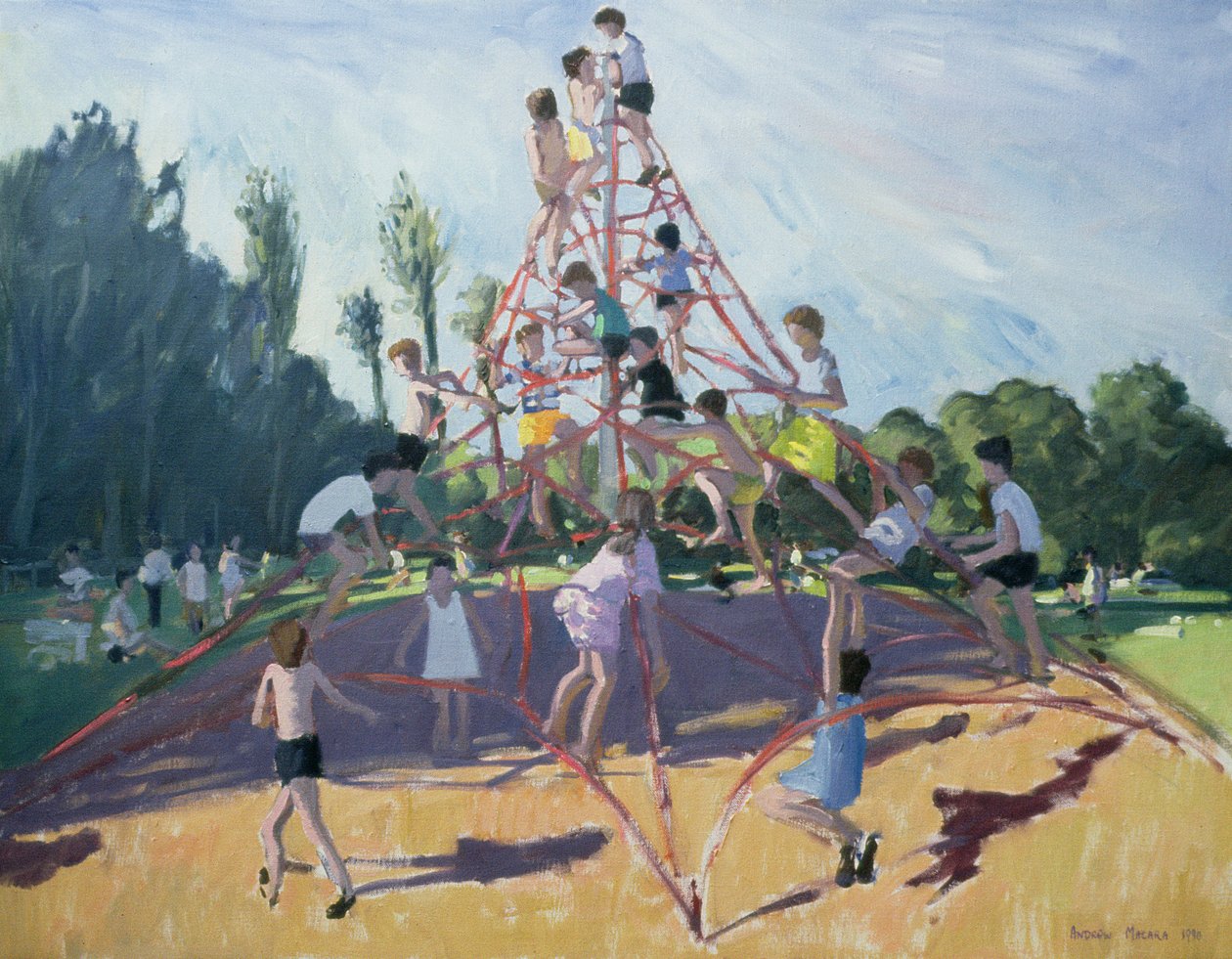 Mundy Playground, Markeaton; Derby, 1990 by Andrew Macara