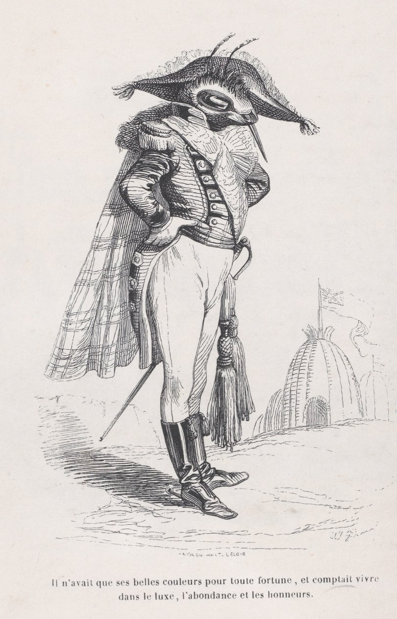 He Had Only His Beautiful Colors... from Scenes from the Private and Public Life of... by Andrew Best Leloir