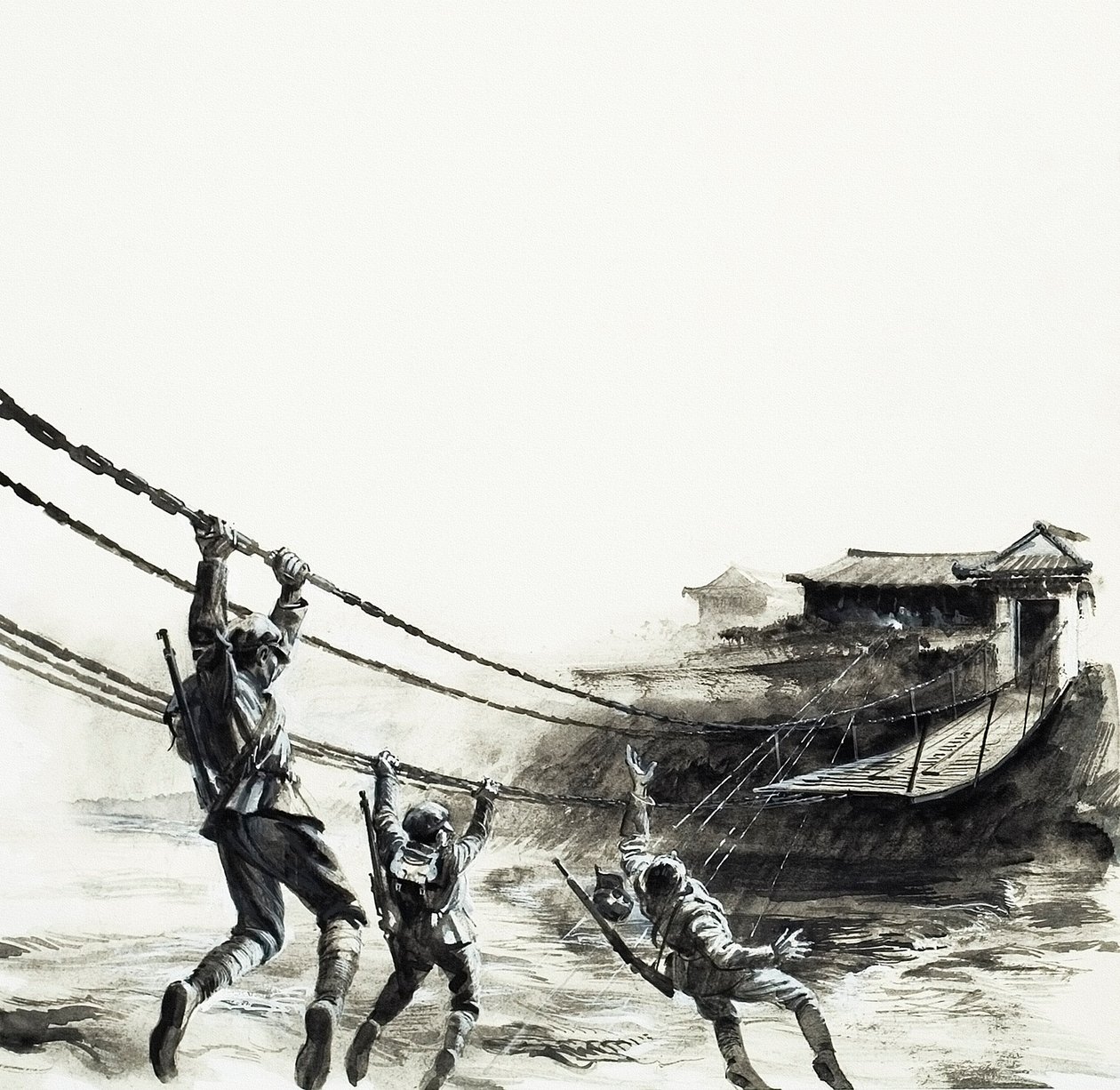 The Battle of Luding Bridge by Andrew Howat