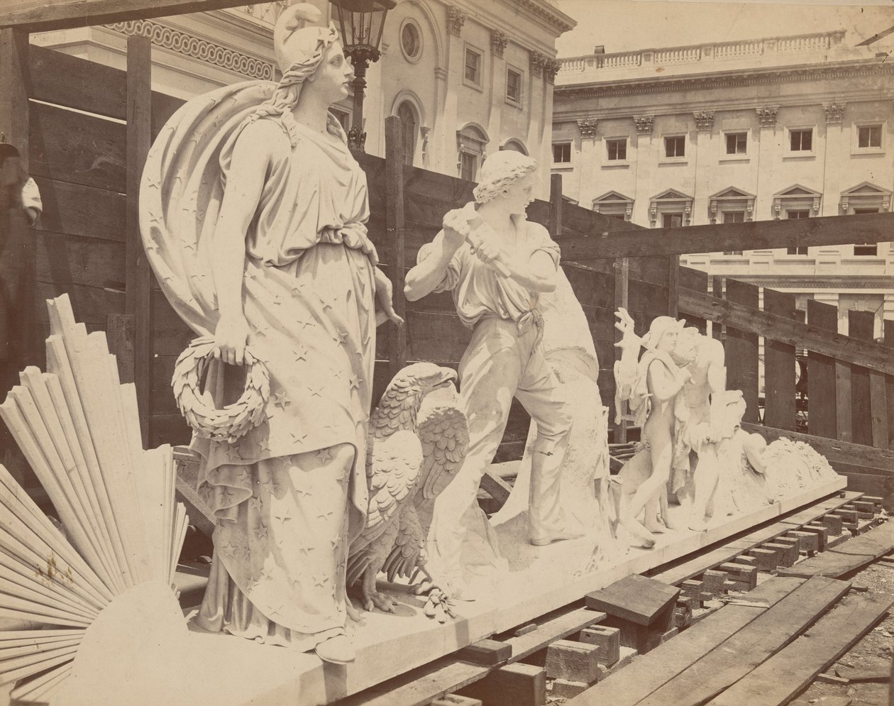 No. 289 - Sculpture of North Wing of Capitol, Washington, DC by Andrew Joseph Russell