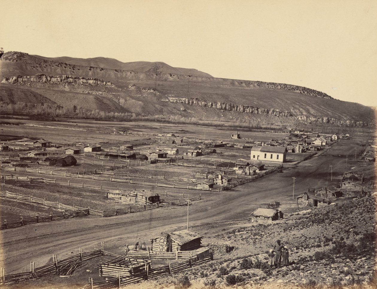 Plate 36. Coalville, Weber Valley, 1869 by Andrew Joseph Russell