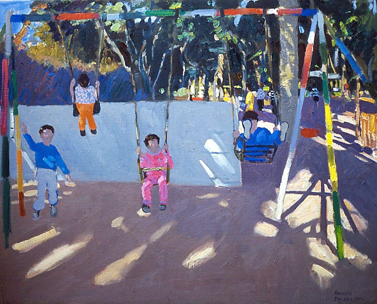 Children Swinging, 1996 by Andrew Macara