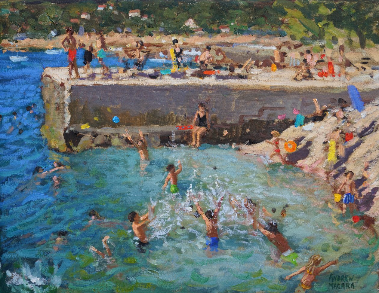 Fun in the Sea, Rovinj, Croatia, 2016 by Andrew Macara
