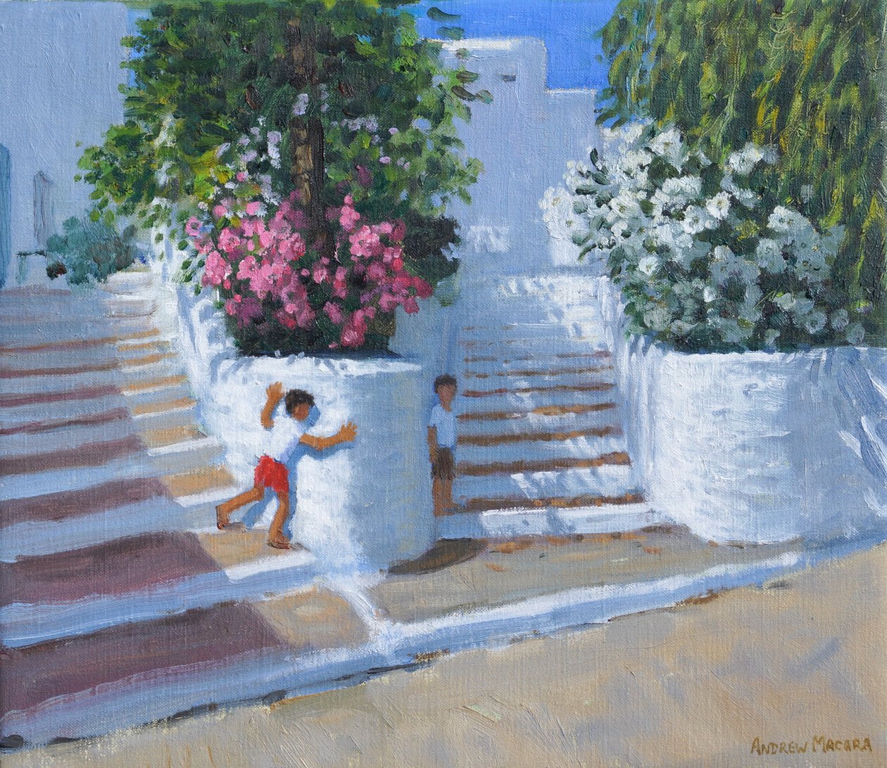 Hide and seek, Adamas, Milos, Greece, 2023 by Andrew Macara