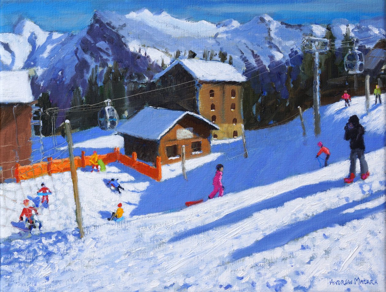 The Ice Rink, Samoens, France by Andrew Macara