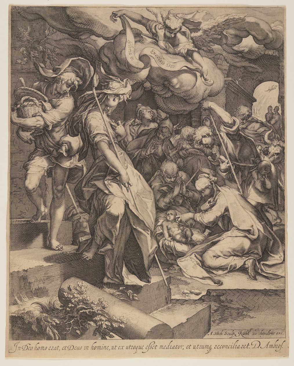The Adoration of the Shepherds by Andries Stock