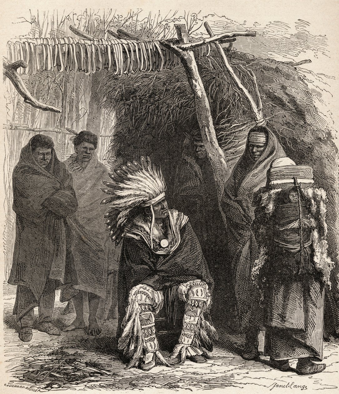 Peter La Cherre, illustration from 